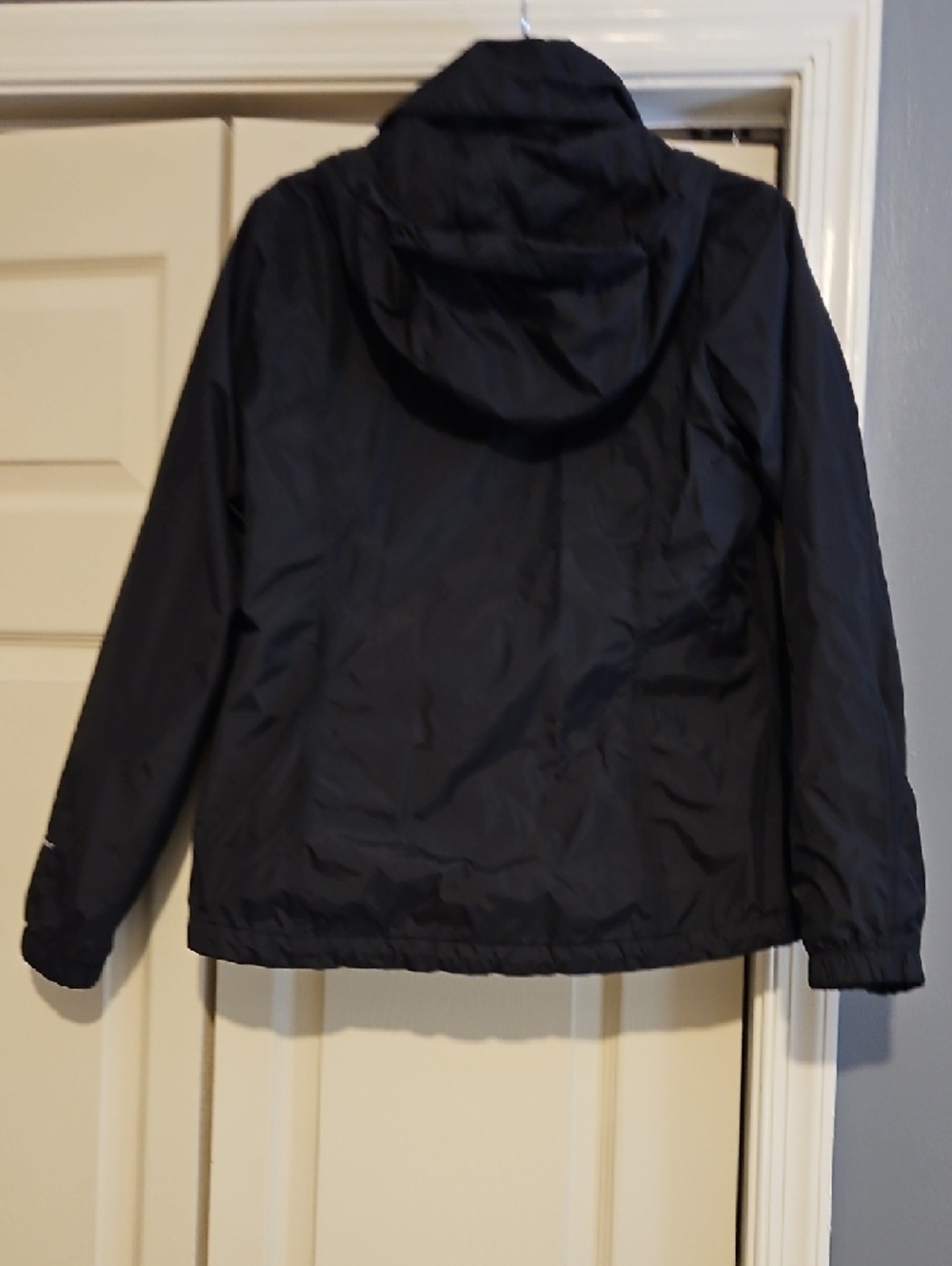 The North Face Black Waterproof Hooded Rain Jacket - Picture 2 of 6
